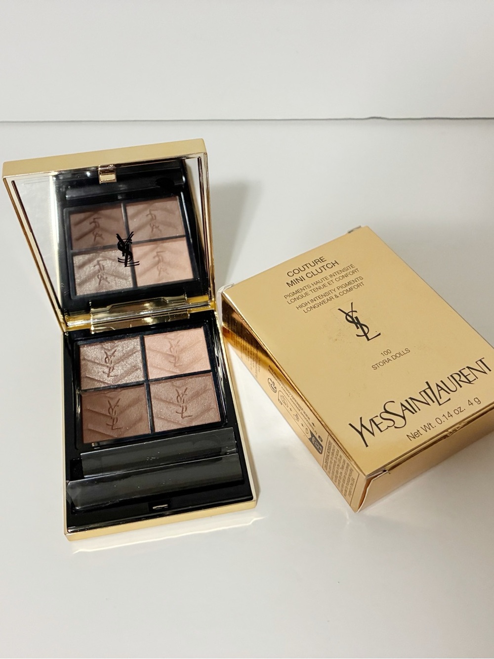 🌸 Yves Saint Laurent Mini Clutch Eyeshadow 100 Stora Dolls